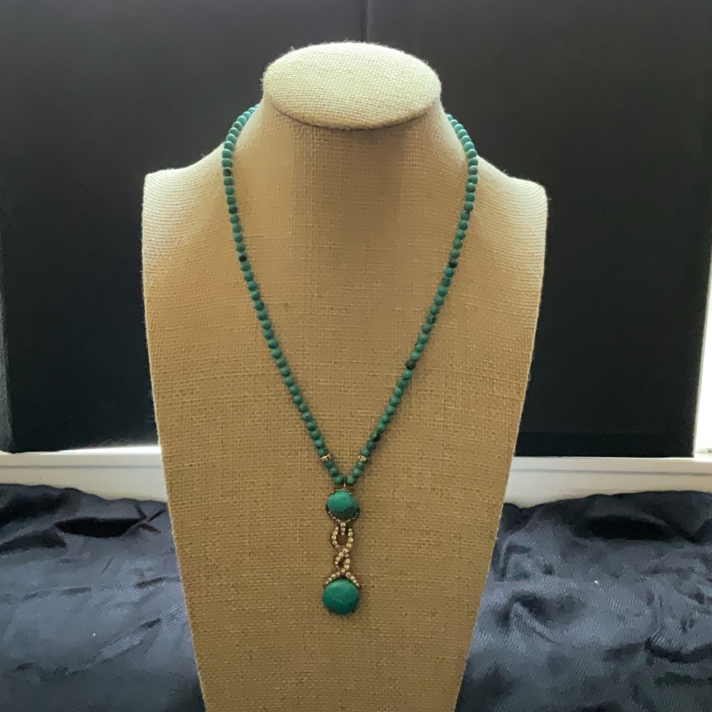 Ciner Vintage Signed Elegant Turquoise Necklace